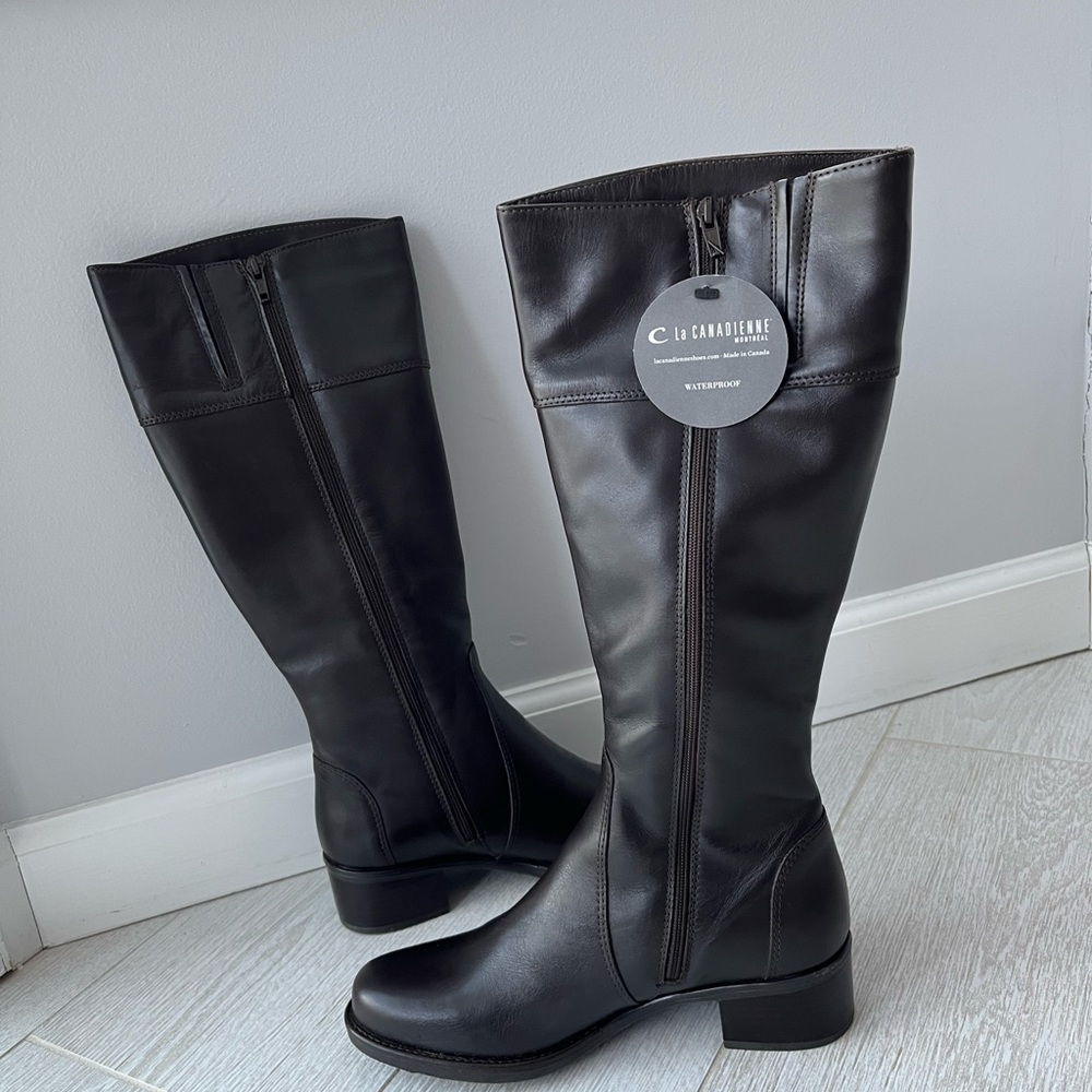 La Canadienne Passion Knee High Leather Boot Size 7